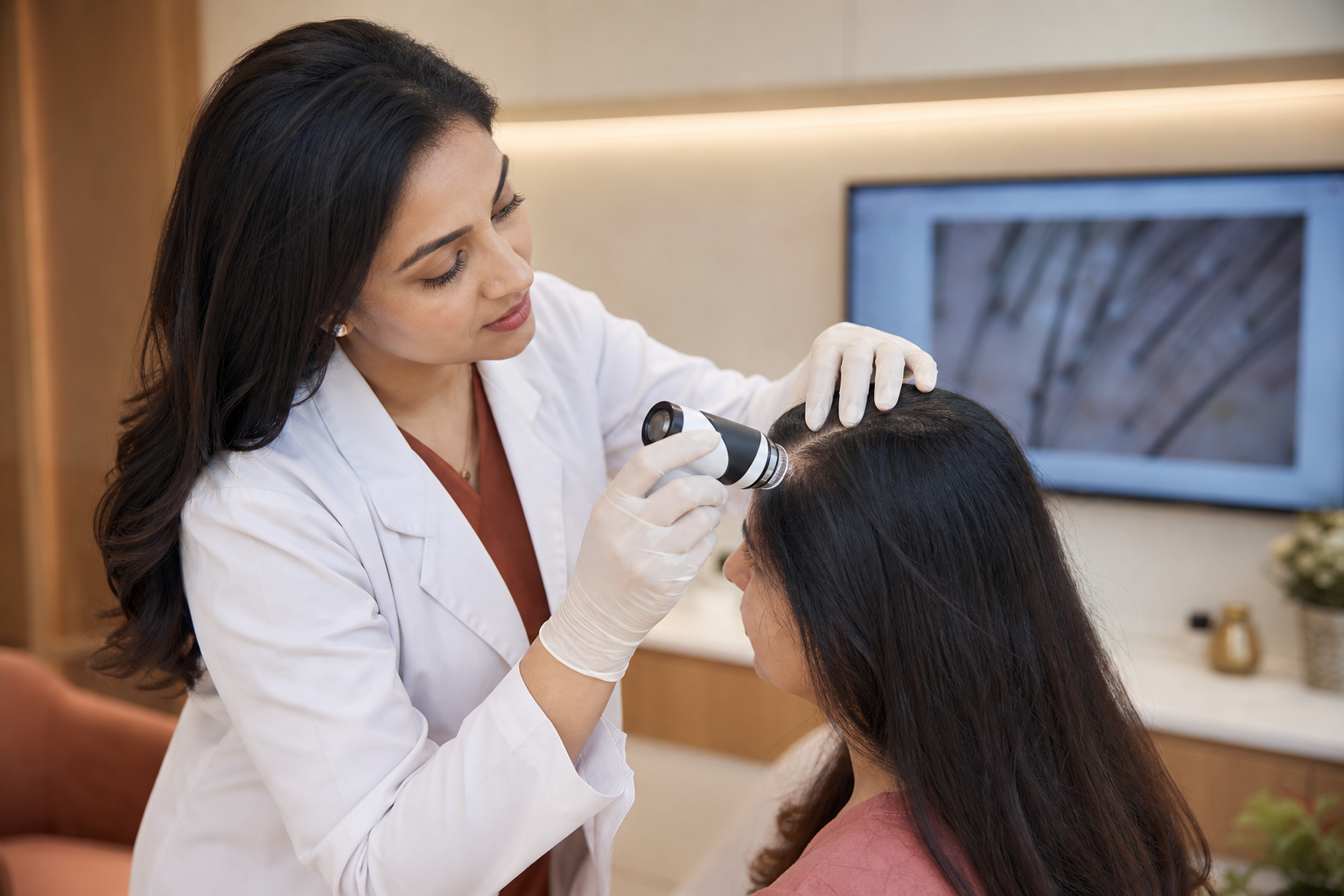 Clinical PRP hair treatment for scalp and hair concerns