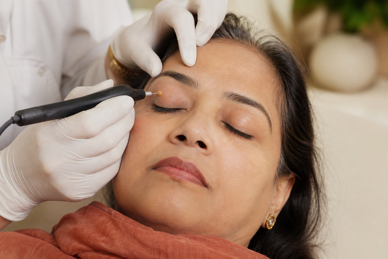 Specialist consultation for delicate periorbital skin care