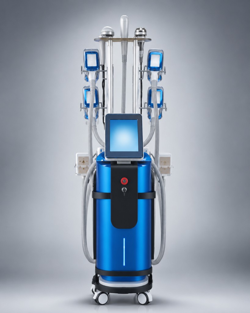 Body contouring system with cooling applicators
