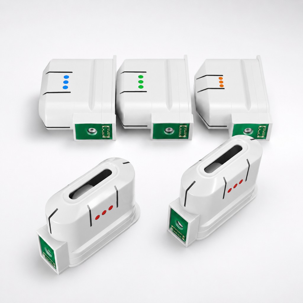 Interchangeable HIFU treatment cartridges